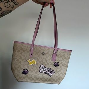 Coach x Disney sleeping beauty purse